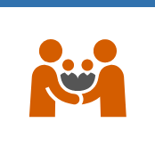 An icon of two people shaking hands